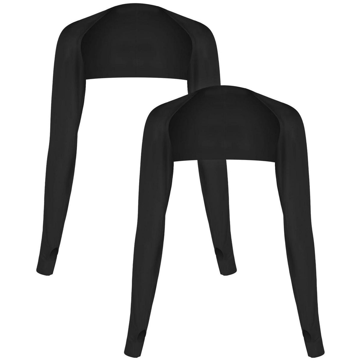 2x UV-Schutz Bolero | Sonnenschutz Armstulpen Damen Kühlender Schal