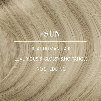 Blond Clip-in Echthaar Extensions 60cm – Remy Haarverlängerung