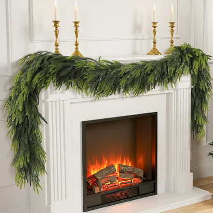 Norfolk Kieferngirlande 9FT – Weihnachtliche Dekoration für Haus & Garten