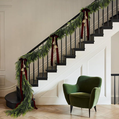 Norfolk Kieferngirlande 9FT – Weihnachtliche Dekoration für Haus & Garten