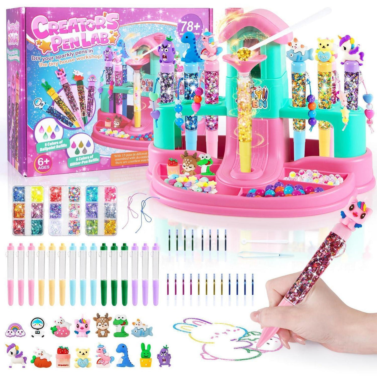 Stifte Selber Machen Set Kinder – 78 Teile zum Basteln & Verschenken