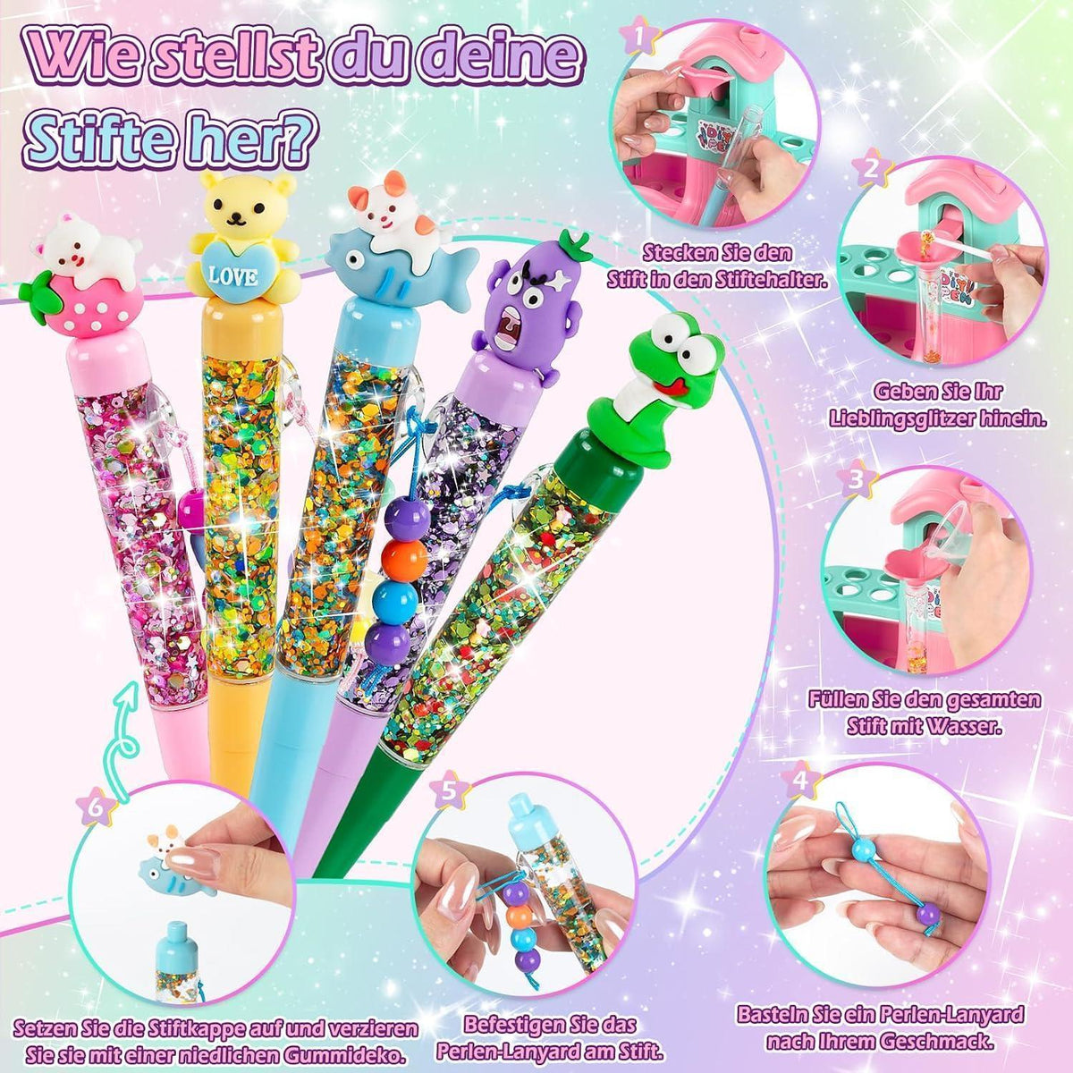 Stifte Selber Machen Set Kinder – 78 Teile zum Basteln & Verschenken