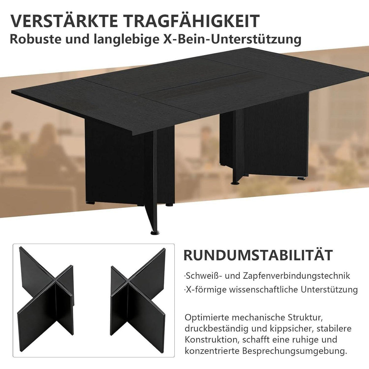 Erweiterbarer Konferenztisch Modular | 540 cm | Light Brown