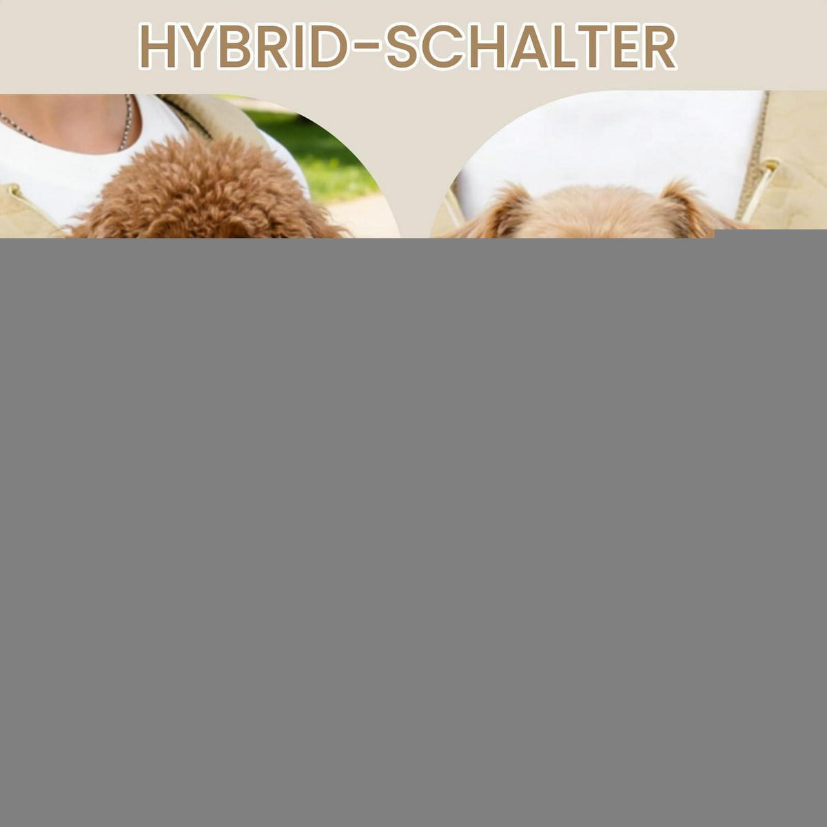 Hunderucksack für Kleine Hunde bis 10kg – Khaki