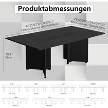 Erweiterbarer Konferenztisch modular 240 cm – Schreibtisch für Büro & Meeting