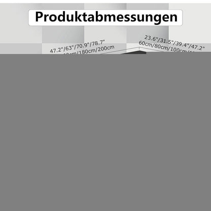 Modularer Konferenztisch, Erweiterbar für 4-12 Personen, Schwarz & Beige