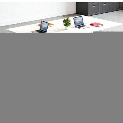 Erweiterbarer Konferenztisch Weiß – Modular & Flexibel für 4-12 Personen