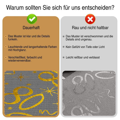 Tischläufer 80. Geburtstag Gold 28cmx10m, Wiederverwendbar, Zuschneidbar
