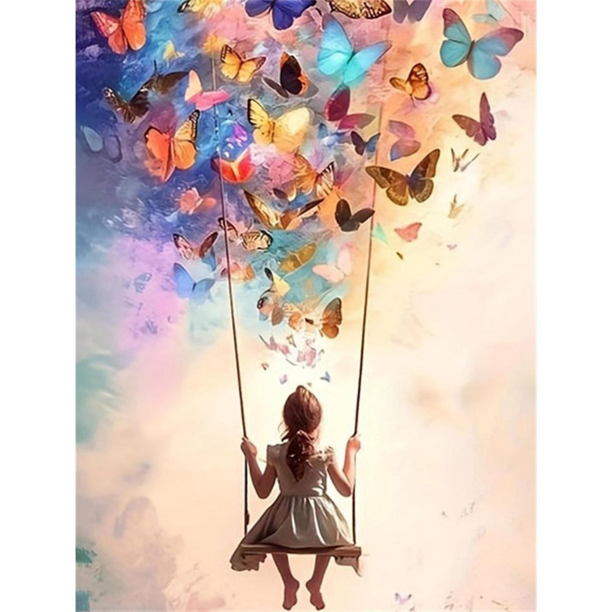 Malen nach Zahlen Erwachsene – Heißluftballon DIY Set