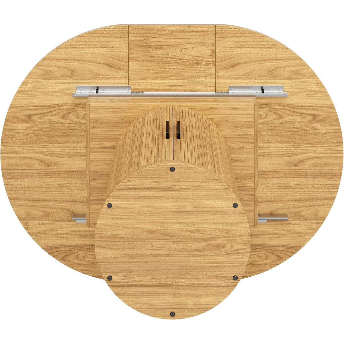 Ausziehbarer Esstisch Holz – 118-158 cm, Platz für 6 Personen