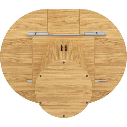 Ausziehbarer Esstisch Holz – 118-158 cm, Platz für 6 Personen
