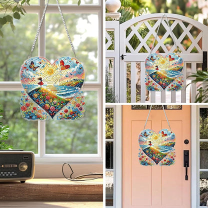Diamant Painting Anhänger Set für Fenster & Wanddeko
