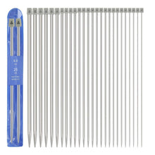 13 Paar Edelstahl Stricknadel Set – 25cm, Vielseitig & Hochwertig
