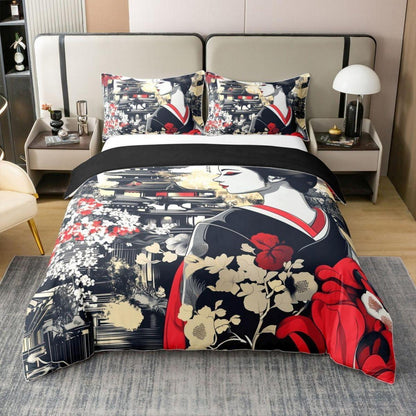 Japanisches Ukiyo-e Bettwäsche-Set 220x240 cm