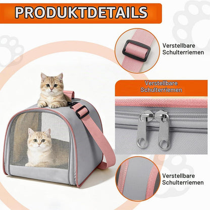 Katzentransporttasche & Hundetasche für kleine Hunde bis 5kg
