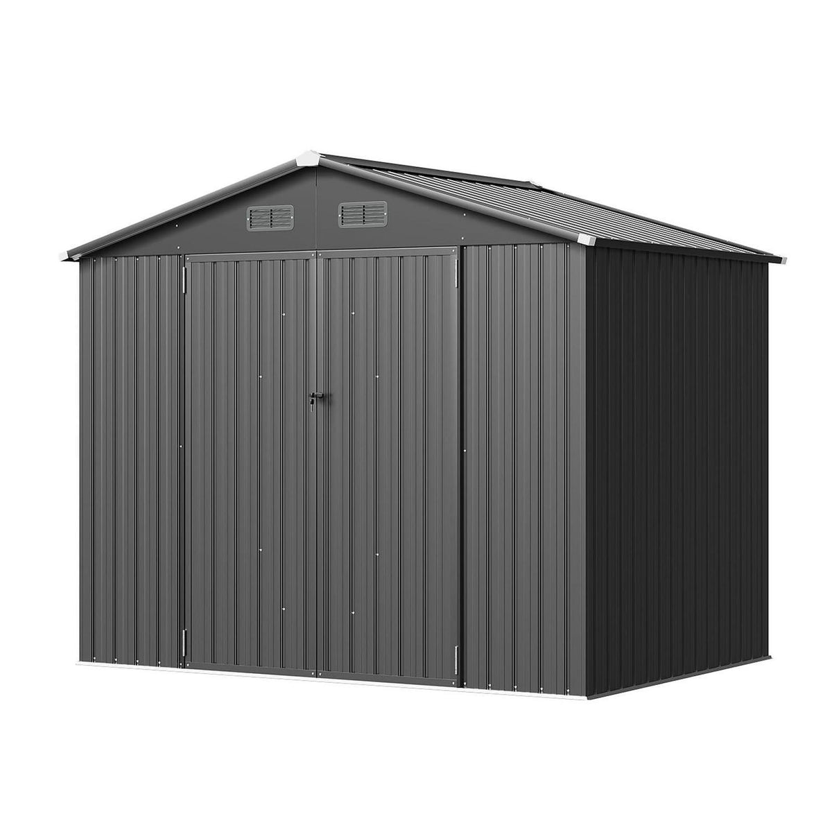Großes Metallgerätehaus 235x171 cm – Robuster Schuppen für Garten & Werkzeug