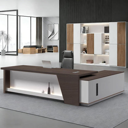 Moderner L-förmiger Schreibtisch mit Stauraum – Großzügiger Bürotisch 200x80cm