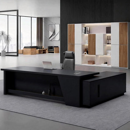Moderner L-förmiger Schreibtisch mit Stauraum – Großzügiger Bürotisch für Büro & Homeoffice