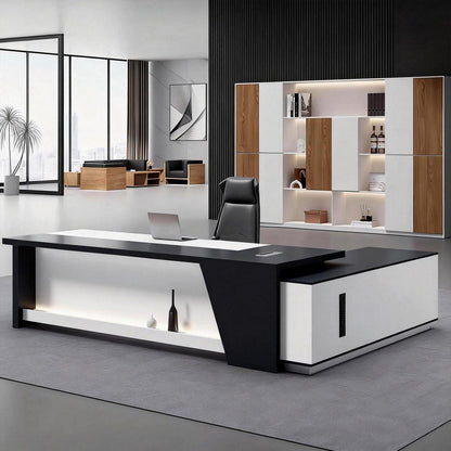Moderner L-förmiger Schreibtisch mit Stauraum – Großzügiger Bürotisch 200x80cm