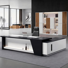 Moderner L-förmiger Schreibtisch mit Stauraum – Großzügiger Bürotisch für Büro & Homeoffice
