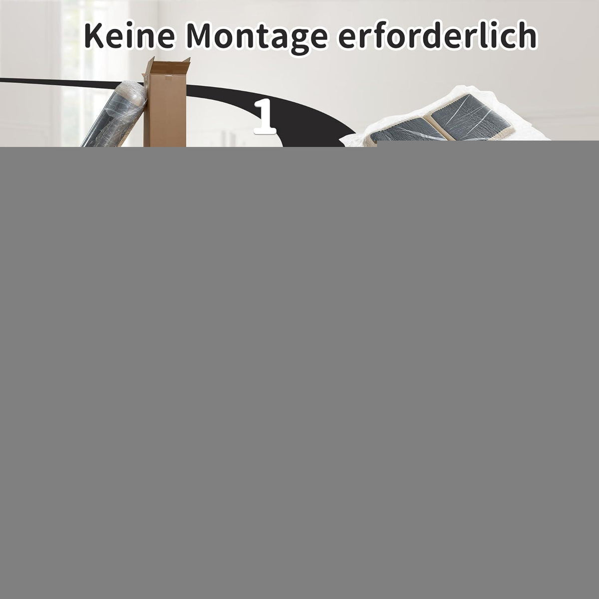 Modulares Ecksofa mit Cord – Tiefes Sitzsofa, Schwarz 2C1S+2O