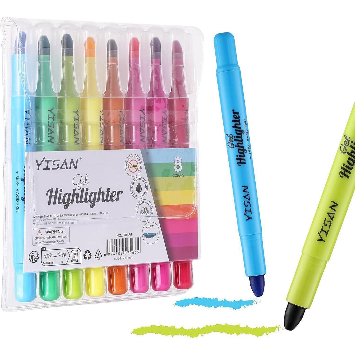 Gel Textmarker – Bibelmarker Stifte in 8 Farben