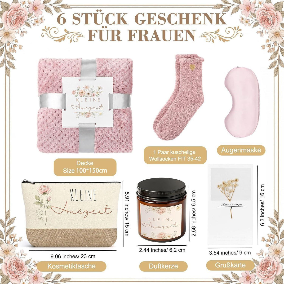 Wellness Geschenkset für Frauen – Kleine Auszeit & Entspannung