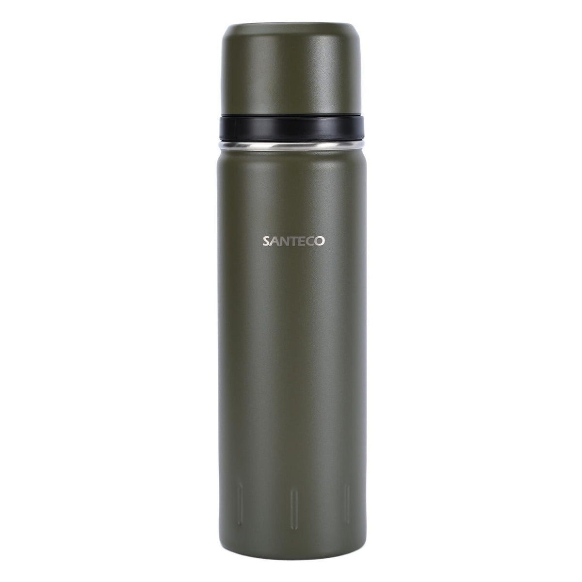 Thermosflasche Edelstahl 1000ml mit Trinkbecher, 24h Kalt/12h Heiß