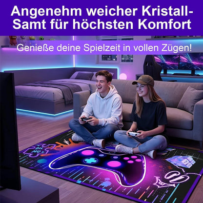 Gaming Teppich Controller Design – Rutschfest & Weich 80x120cm