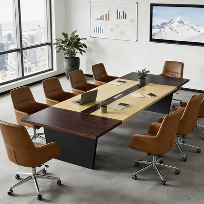 Moderner Konferenztisch 240x120cm – Stabiler Besprechungstisch für Büro