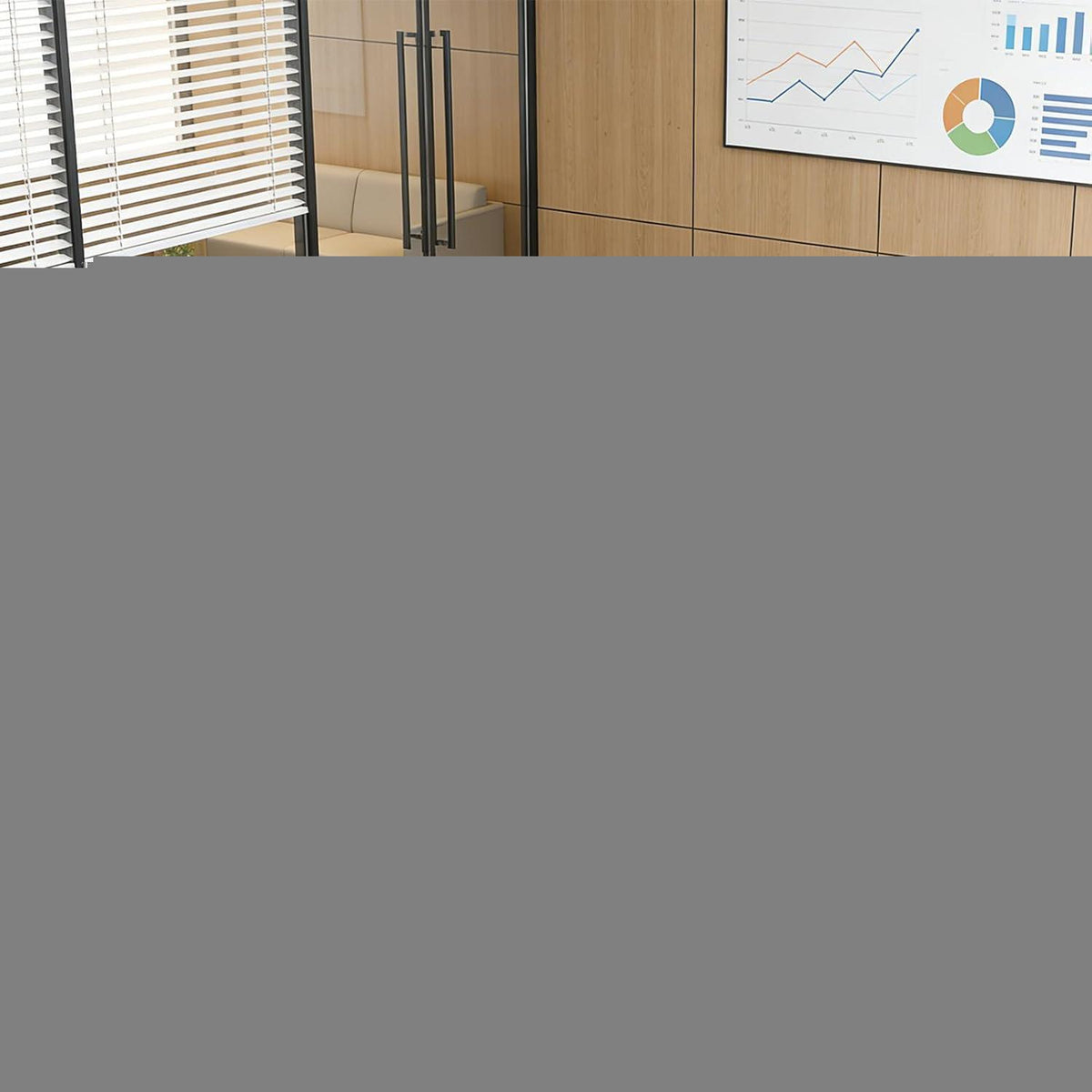 Moderner Konferenztisch 180x100cm – Stabiler Besprechungstisch für Büro