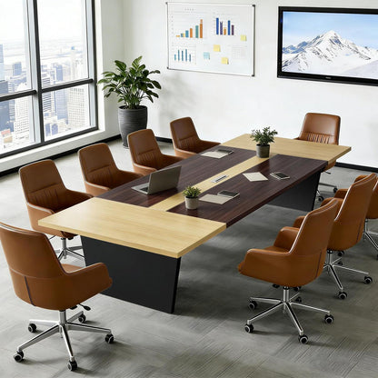 Moderner Konferenztisch 240x100cm – Stabiler Meetingtisch für Büro