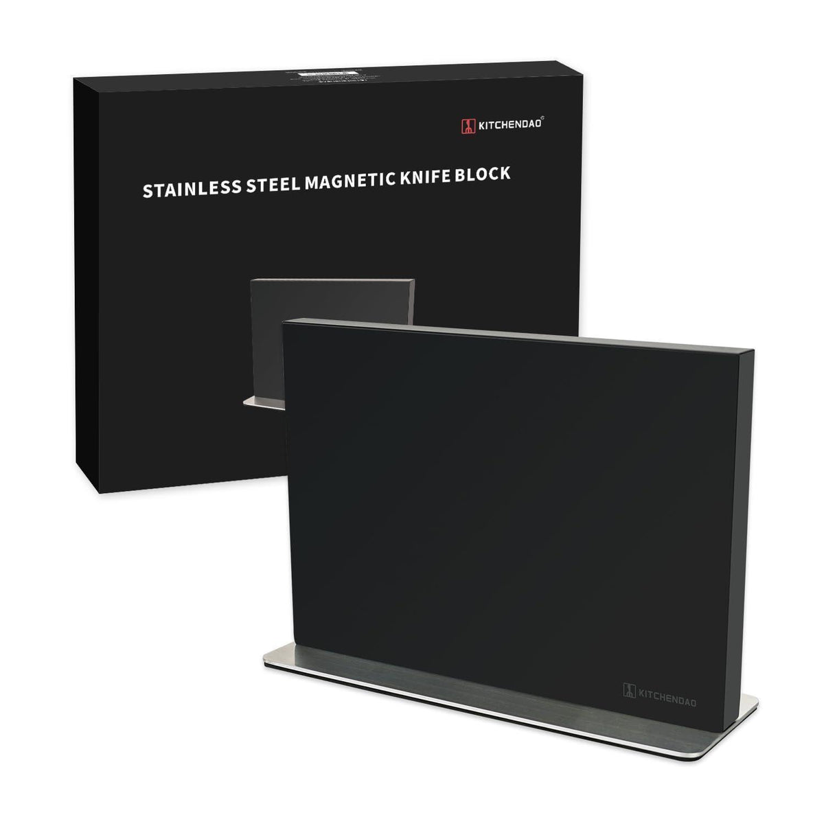 Edelstahl Magnet-Messerblock (30cm) – Messerhalter für Küche