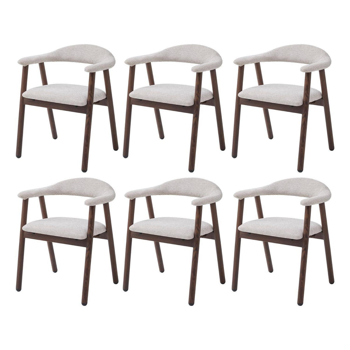 Küchenstuhl 2er Set, Moderner Esszimmerstuhl mit Stoff & Metall