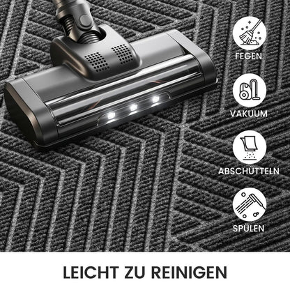 Fußmatte Grau 43x75 cm - Schmutzfangmatte Innen & Außen