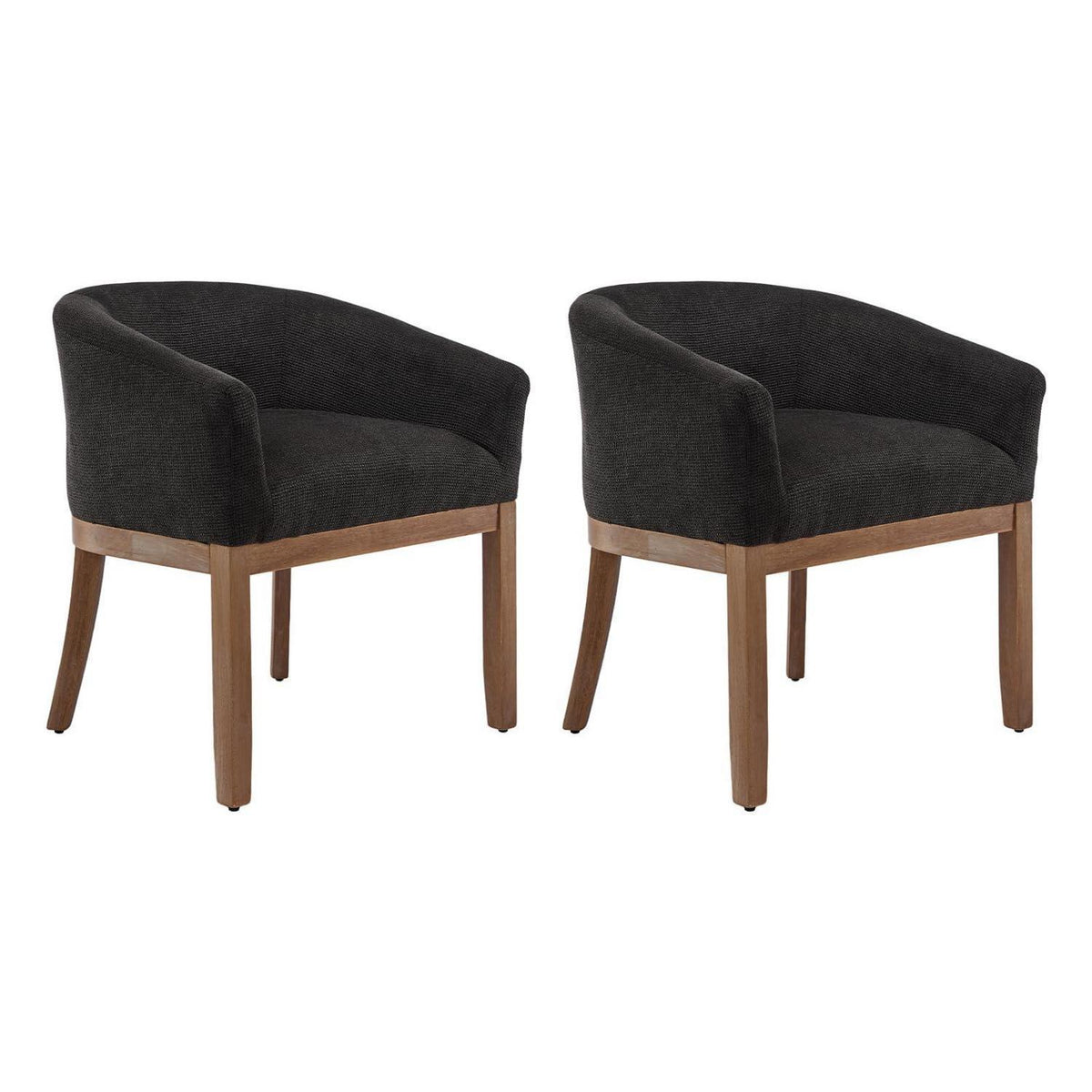 Esszimmerstühle 2er Set mit Armlehnen, Mid Century Design