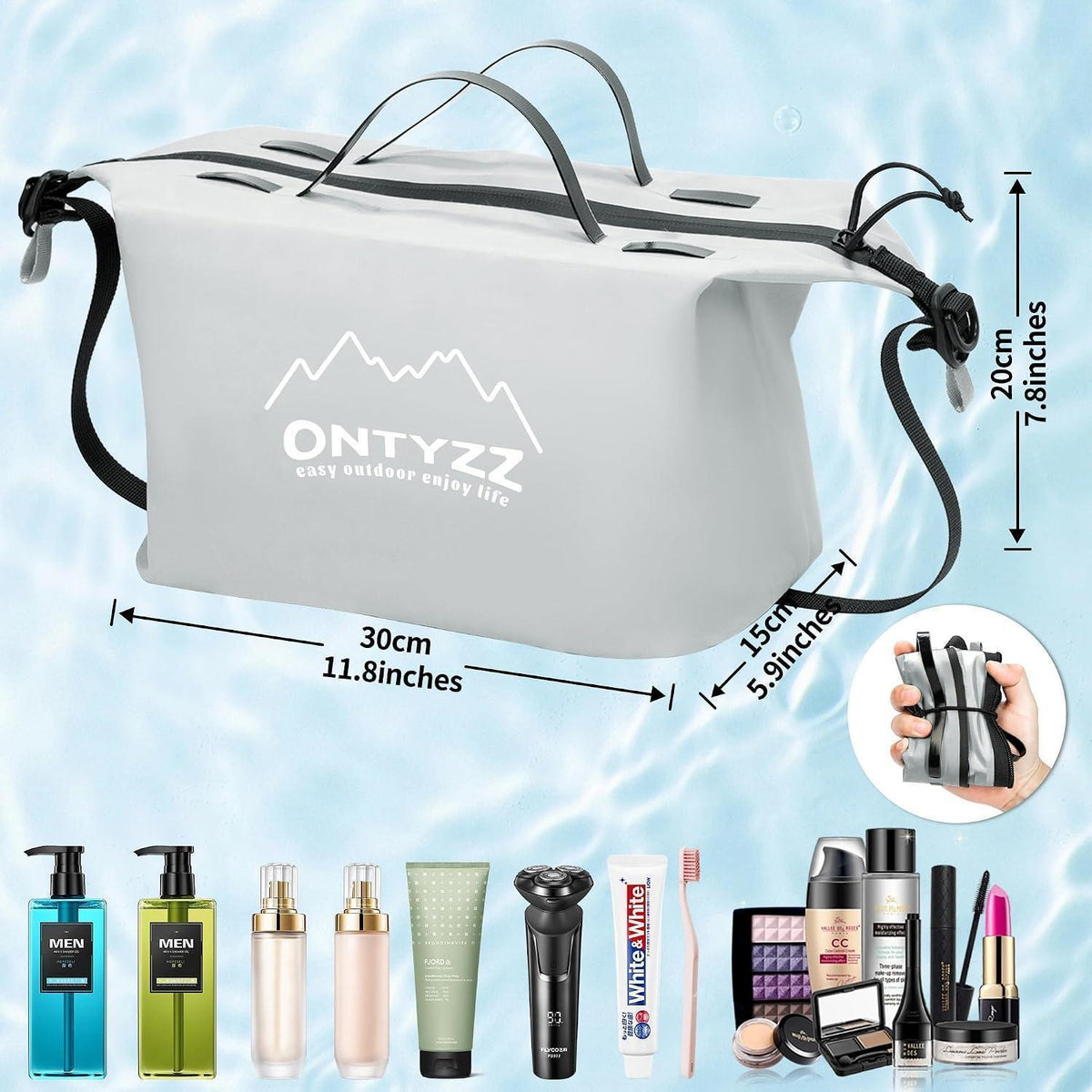 Koffer Organizer Set 5-teilig mit Vakuumbeuteln & Pumpe