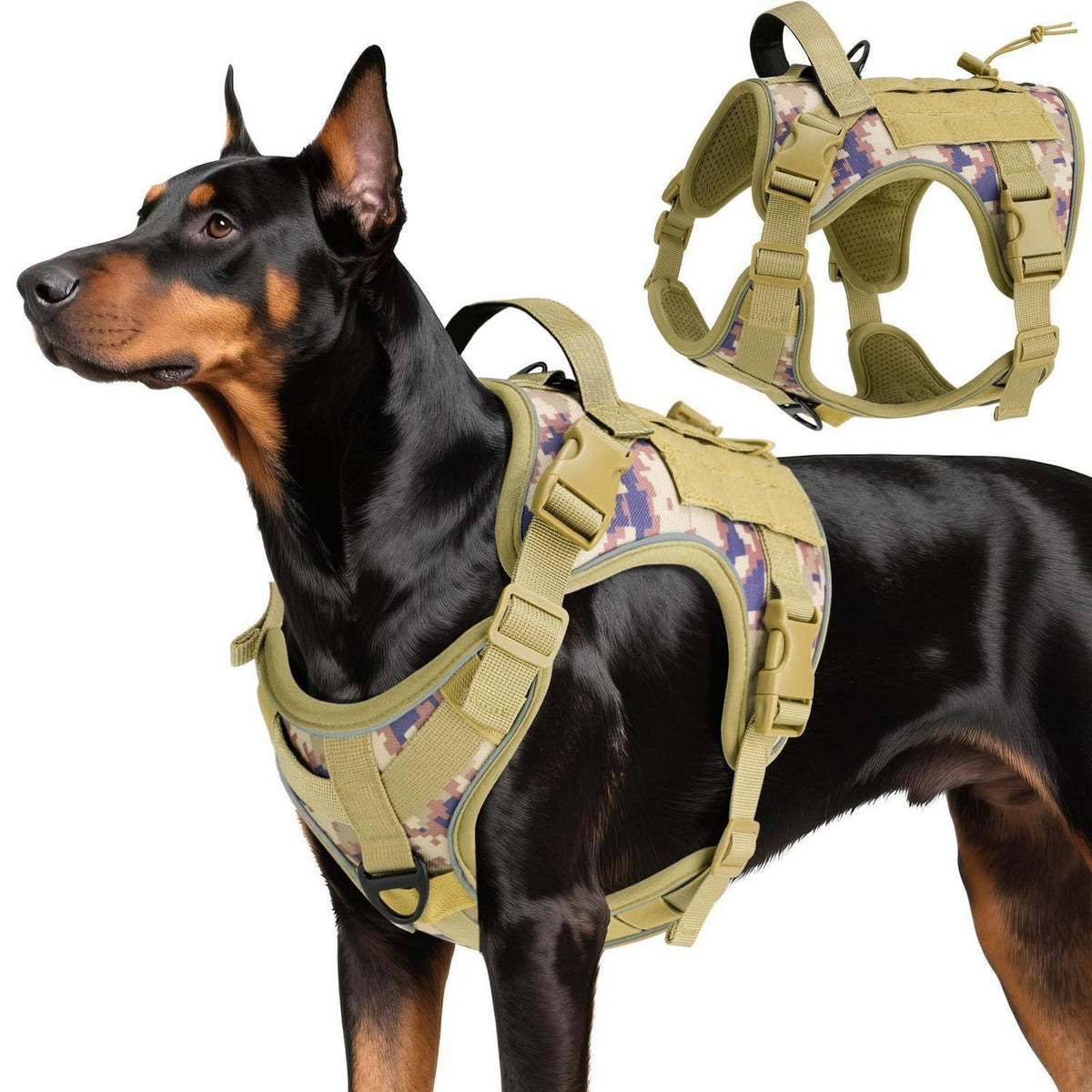 Taktisches Hundegeschirr für Training, Jagd & Outdoor – Größe L