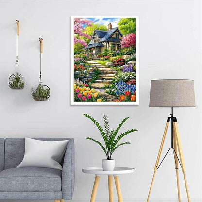 Malen nach Zahlen Erwachsene – Feld Landschaft DIY Set