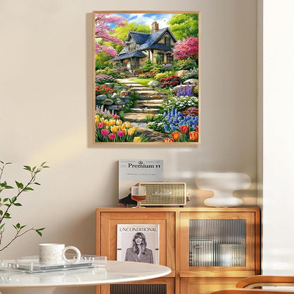 Malen nach Zahlen Erwachsene – Feld Landschaft DIY Set