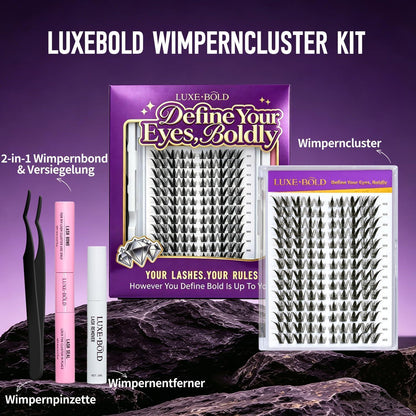 Fox Eye Wimpern Cluster Set – Wispy & Stachelig DIY