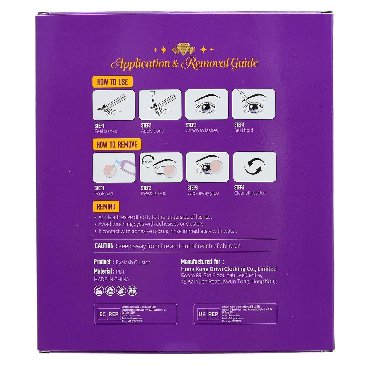 Fox Eye Wimpern Cluster Set – Wispy & Stachelig DIY