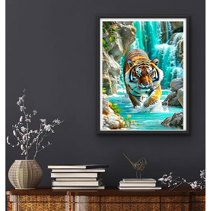 Malen nach Zahlen Tiger für Erwachsene – DIY Bastelset