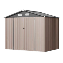 Großes Metallgerätehaus 235x171 cm – Wetterfest & Abschließbar