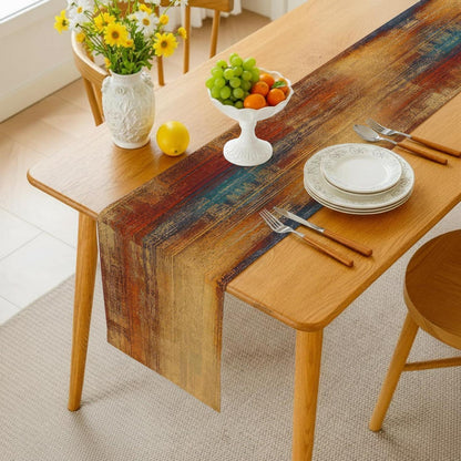 Tischläufer Herbstdeko Orange Mehrfarbig 40x180 cm