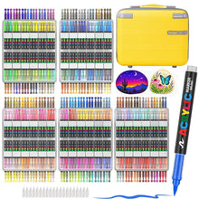 360 Acrylmarker Set mit Pinselspitze – Vielseitig & Wasserfest