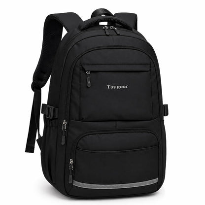 Schulrucksack Teenager Schwarz 15.6" Laptopfach & Wasserabweisend