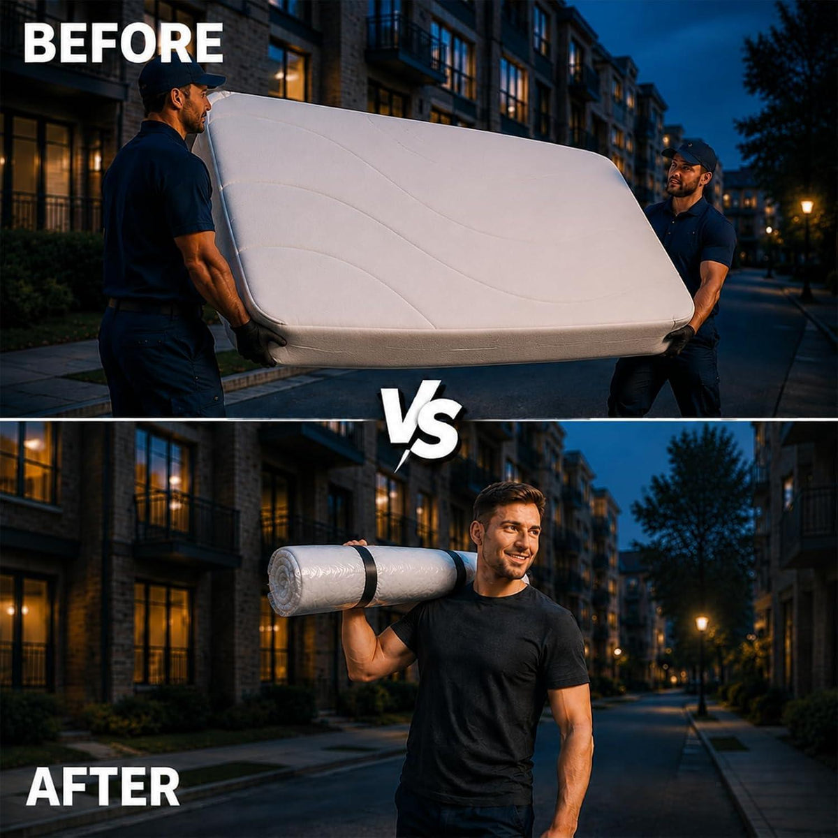 Vakuumbeutel Matratze XXL 100x220 cm - 2er Set