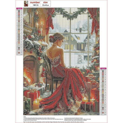 Diamond Painting Winterwärme 5D – Bastelset für Erwachsene
