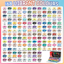 Acrylmarker Set 168 Farben – Vielseitig für Basteln & Malen